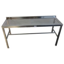 Perforated cleanroom bench 120cm x 40cm x 60cm