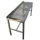 Perforated cleanroom bench 120cm x 40cm x 60cm