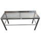 Perforated cleanroom bench 115cm x 40cm x 60cm