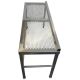 Perforated cleanroom bench 115cm x 40cm x 60cm