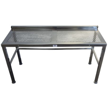 Perforated cleanroom bench 110cm x 40cm x 60cm