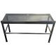 Perforated cleanroom bench 110cm x 40cm x 60cm