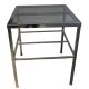 Perforated cleanroom table 75cm x 75xm x 90cm