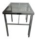 Adjustable height Perforated cleanroom table  100cm x 75xcm x 90 - 94cm