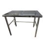 Adjustable height Perforated cleanroom table 120cm x 75xcm x 90cm-94cm
