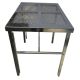 Adjustable height Perforated cleanroom table 120cm x 75xcm x 90cm-94cm