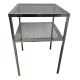 Perforated cleanroom table 75cm x 75xcm x 115cm