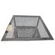 Perforated cleanroom table 75cm x 75xcm x 115cm