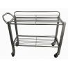 Single Sided, Wafer Box Cart 98cm x 39cm x 74cm with small side railing