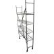 Shelf 8 inch wafer storage with Casters 103cmx31cmx189cm