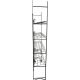 Shelf 8 inch wafer storage with Casters 103cmx31cmx189cm