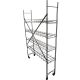 Shelf 8 inch wafer storage with Casters 123cmx31cmx189cm