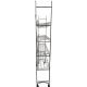Shelf 8 inch wafer storage with Casters 123cmx31cmx189cm